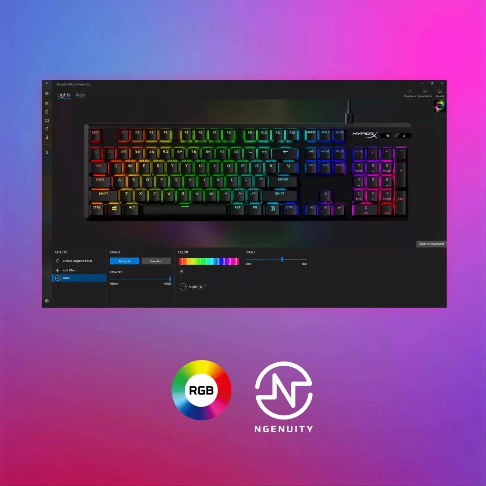 HyperX Alloy Origins PBT - Mechanical Gaming Keyboard
