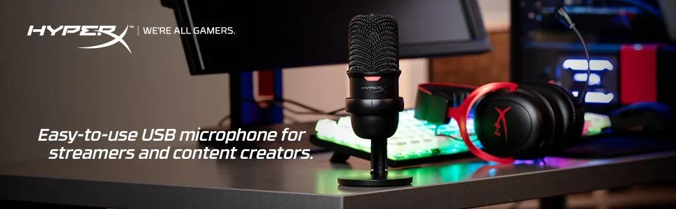 HyperX SoloCast USB Gaming Microphone