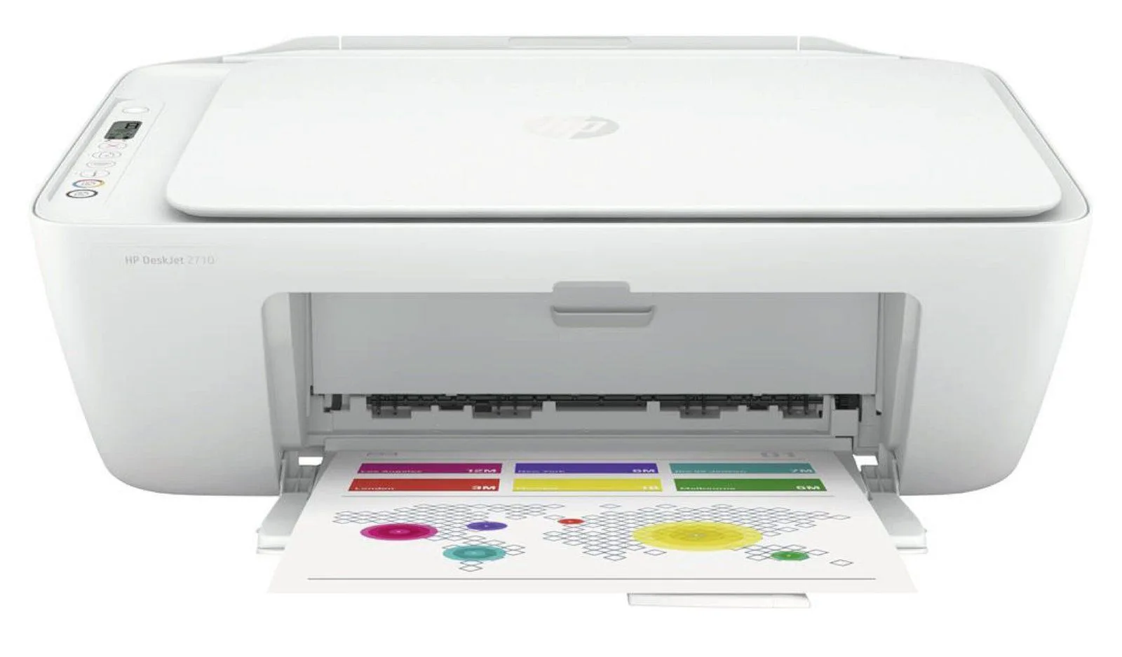 HP Deskjet 2710 Color All-in-One Wireless Printer - 5AR83B