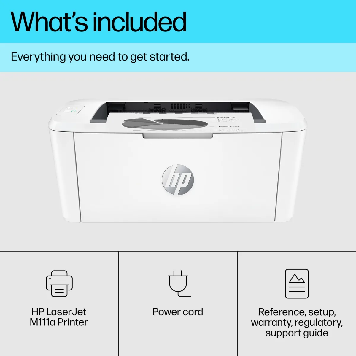 HP LaserJet M111A Mono Small Office A4 Printer - 7MD67A