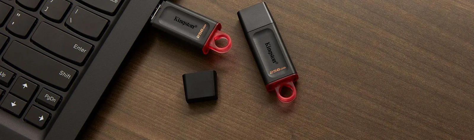 فلاشة Kingston DataTraveler Exodia سعة 128GB بمنفذ USB-A 3.2