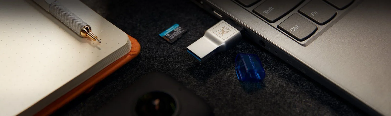 قارئ بطاقات MicroSD من Kingston MobileLite Duo 3C بمنفذي Type-C وUSB-A