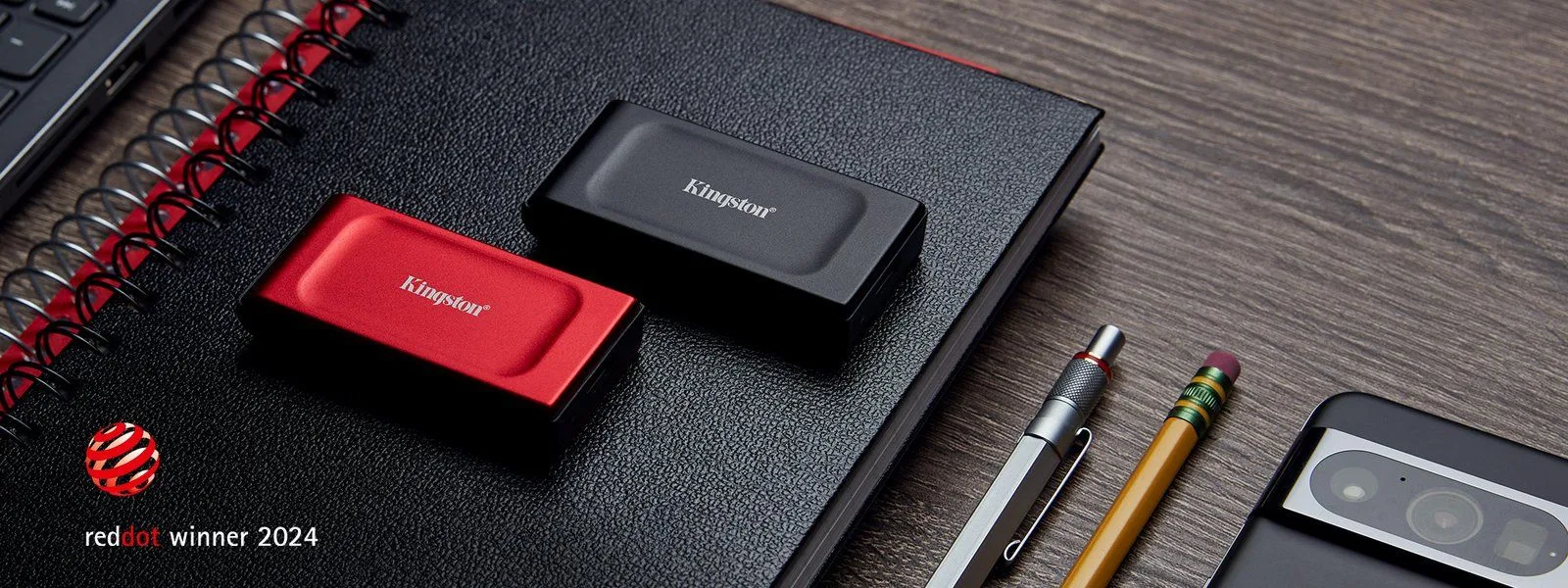 Kingston XS1000 1TB External SSD High Performance 3.2Gen 2 Type-C to USB-A Cable