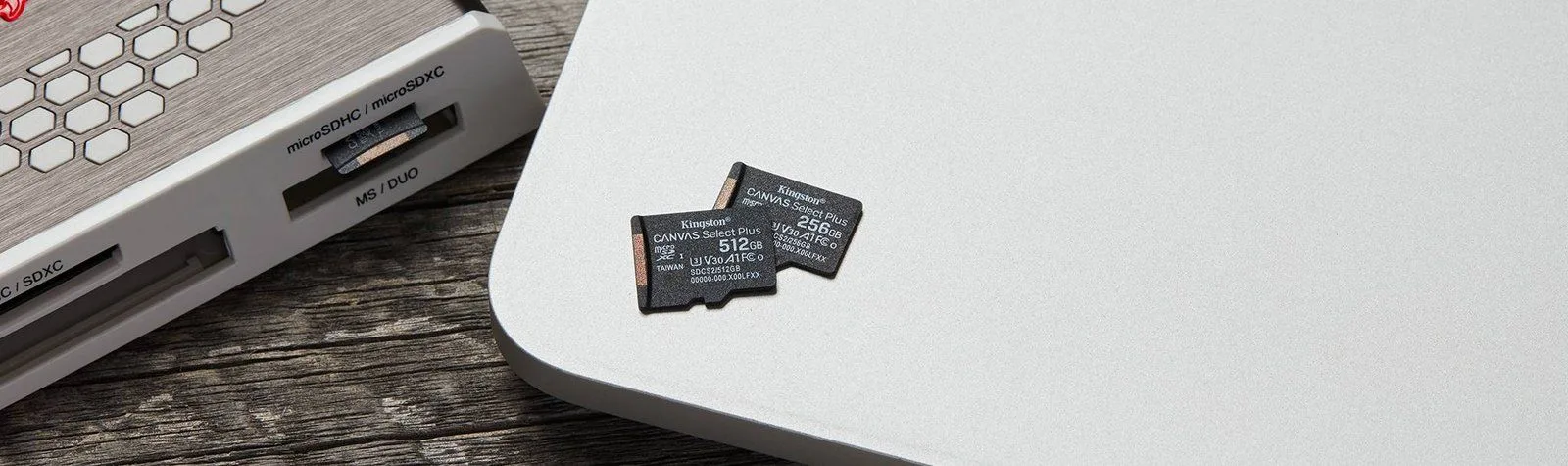 بطاقة ذاكرة MicroSD من Kingston Canvas Select Plus سعة 128GB فئة A1 C10 مع محوّل - SDCS2/128GB