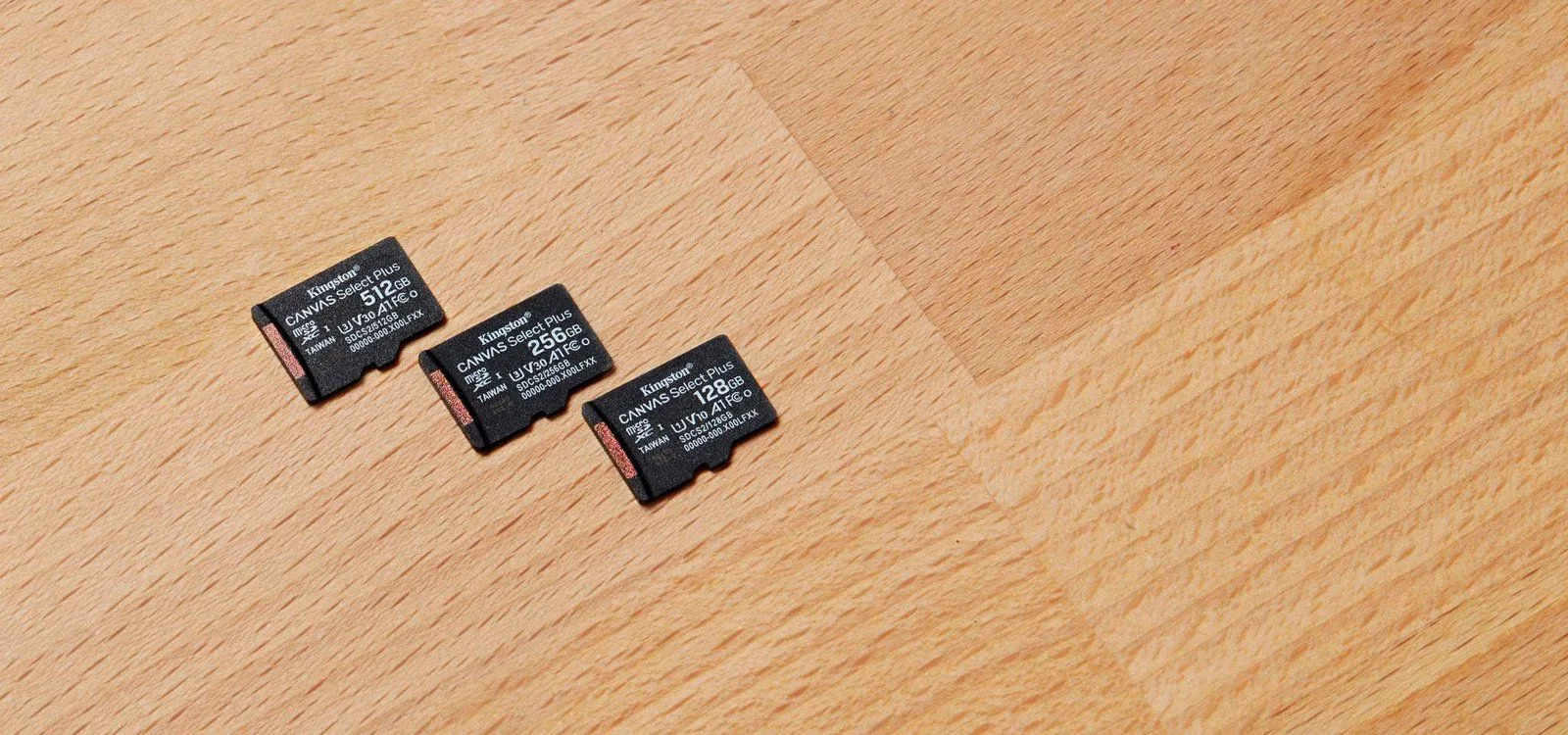 بطاقة ذاكرة MicroSD من Kingston Canvas Select Plus سعة 128GB فئة A1 C10 مع محوّل - SDCS2/128GB