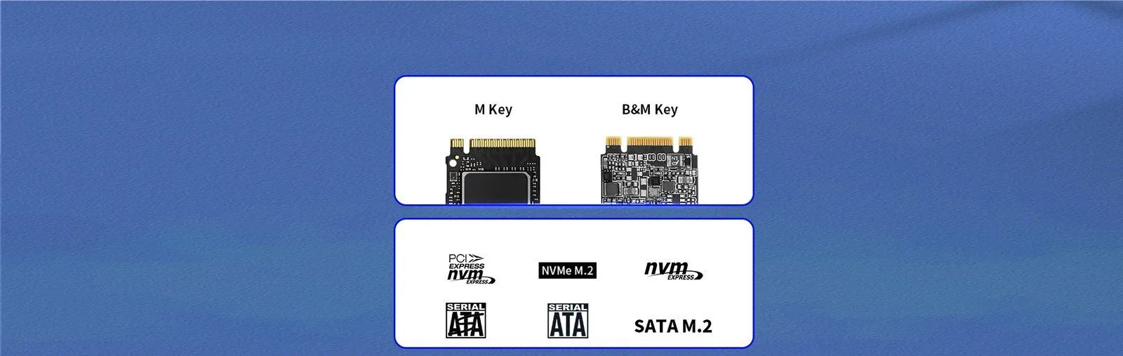 NETAC NVMe SSD Enclosure Aluminum External SSD With Cables USB 3.1 Gen2 - 10Gbps