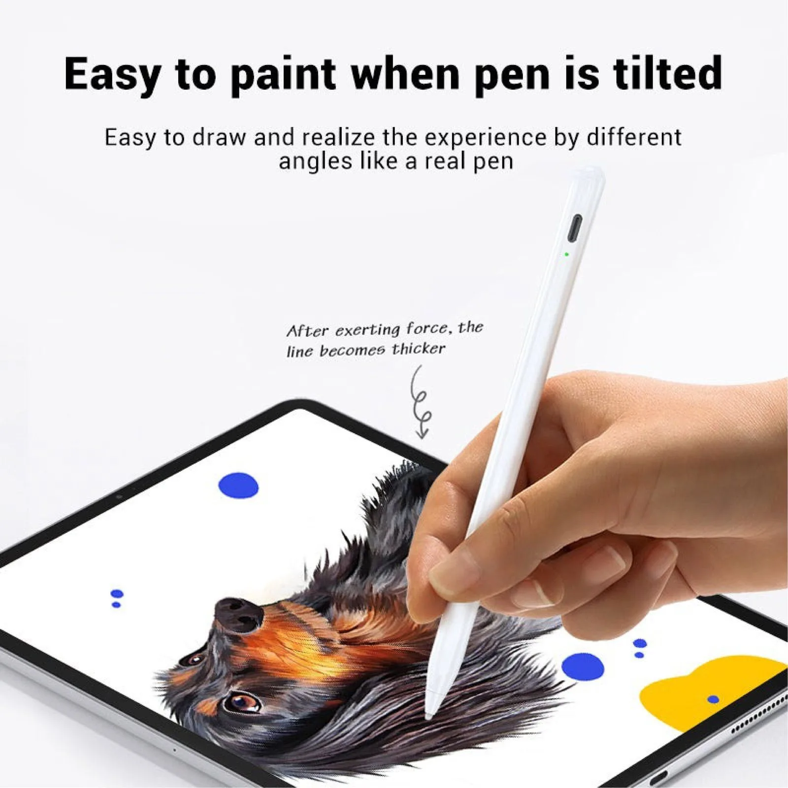 قلم لمس نشط Joyroom K12 لأجهزة iOS - أبيض
