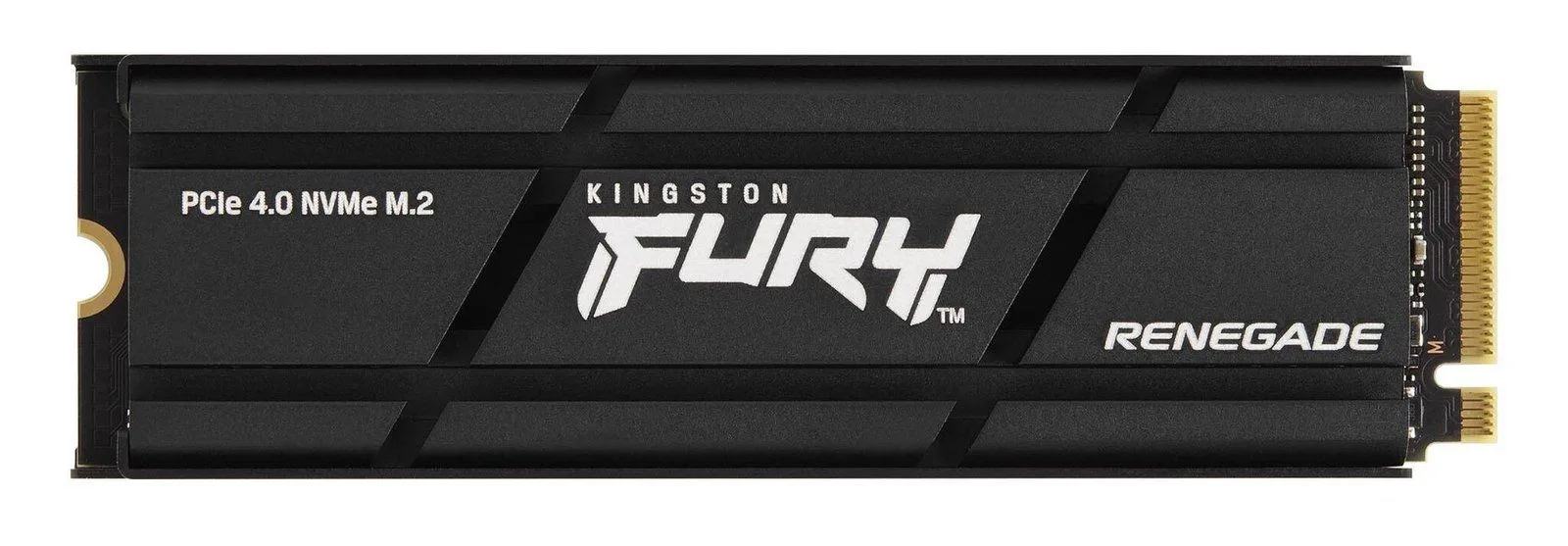 قرص SSD داخلي Kingston FURY Renegade سعة 1TB نوع M.2 NVMe PCIe 4.0 مع مشتت حراري من الألمنيوم
