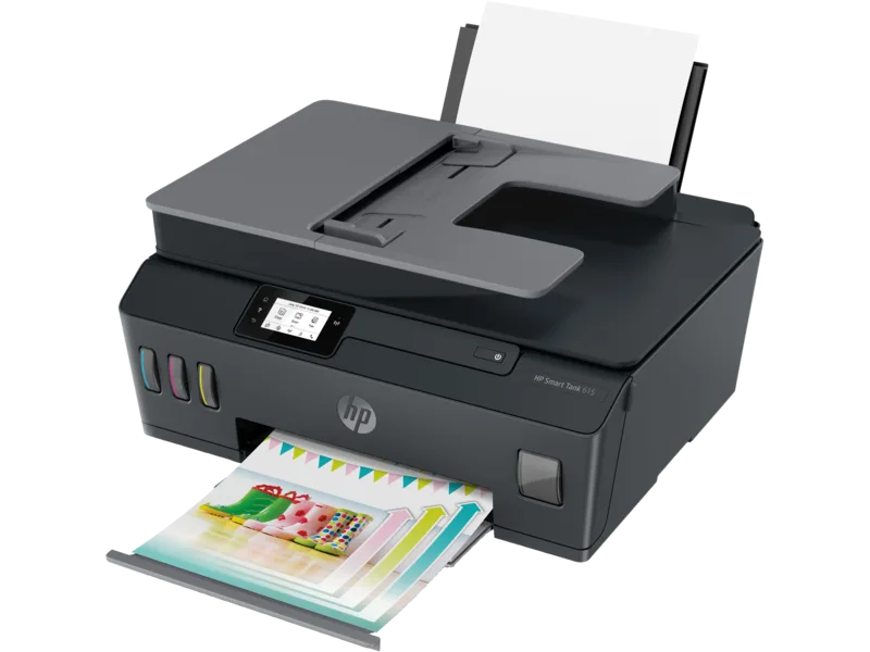 HP Smart Tank 615 ADF Wireless All-in-One BLACK & COLOR Printer - Y0F71A