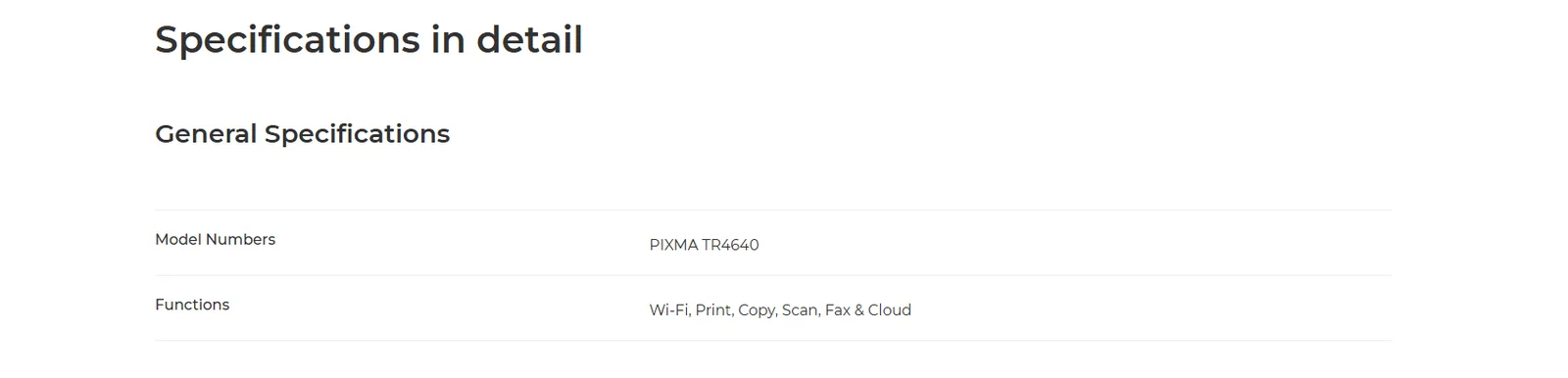 طابعة نافثة للحبر Canon PIXMA TR4640 ملونة A4 مع وحدة تغذية ADF وطباعة على الوجهين وWi-Fi - دقة 4800×1200