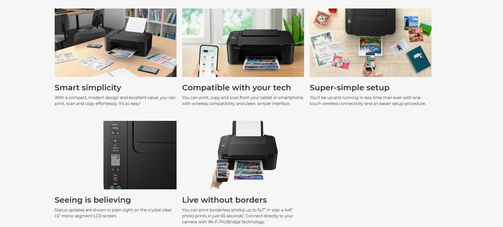 طابعة نافثة للحبر Canon PIXMA TS3640 ملونة A4 بخاصية Wi-Fi - دقة 1200×1200
