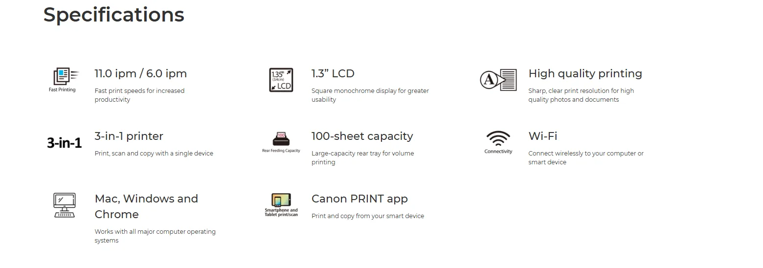 CANON PIXMA G3470 MegaTank Wireless BLACK & COLOR 3-in-1 Printer - BLACK COLOR
