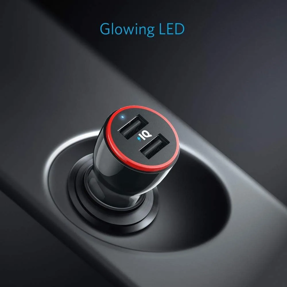 Anker PowerDrive 2 Dual USB-A Car Charger - 4.8A