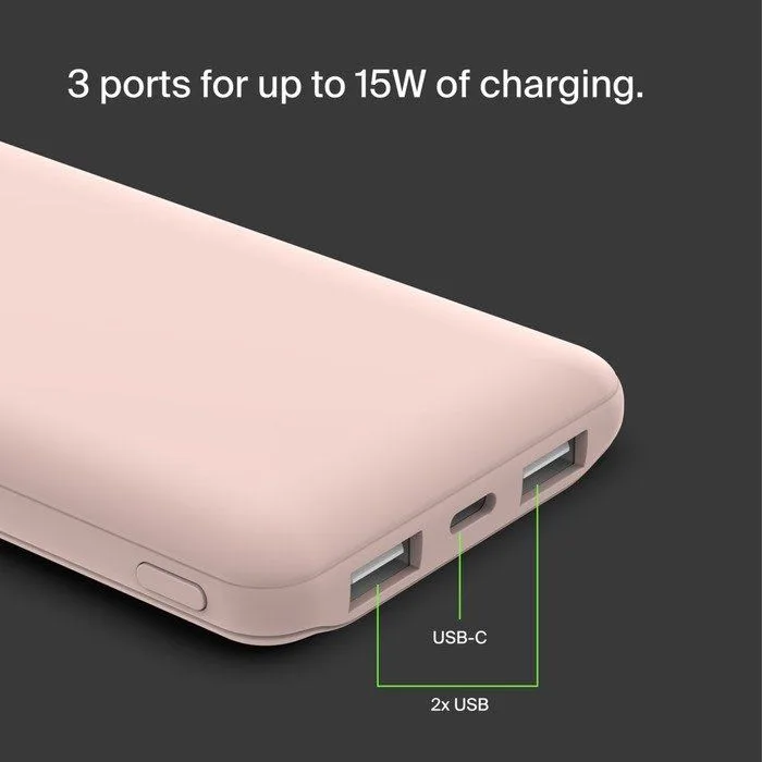 باور بانك Belkin BoostCharge سعة 10000 مللي أمبير