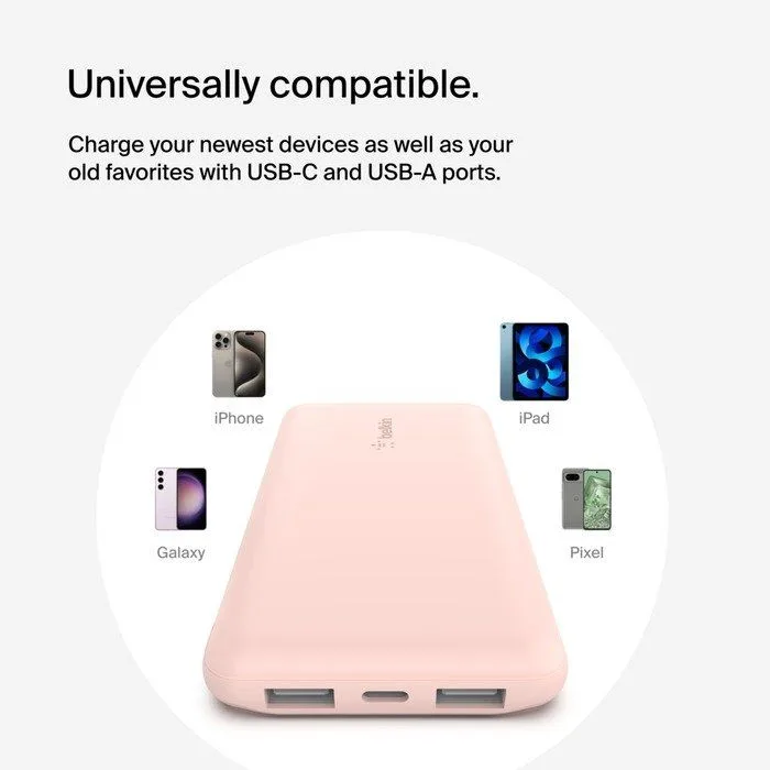باور بانك Belkin BoostCharge سعة 10000 مللي أمبير