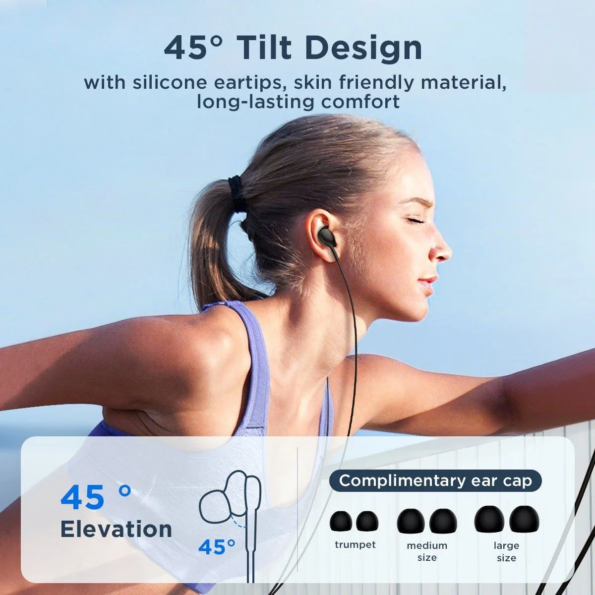 Joyroom In-Ear Wired Earbuds- White