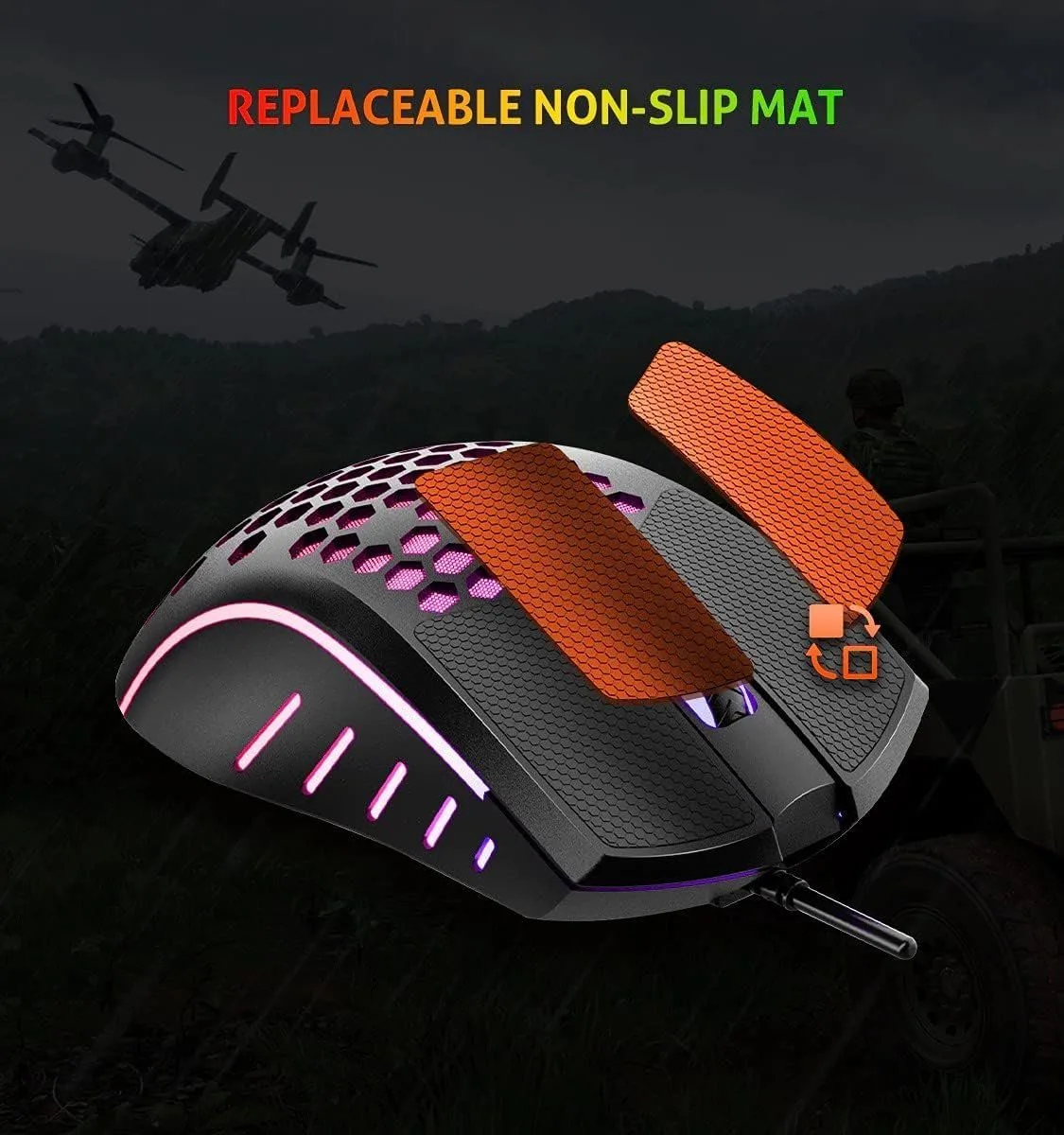 Meetion GM015 RGB Backlight Gaming Mouse