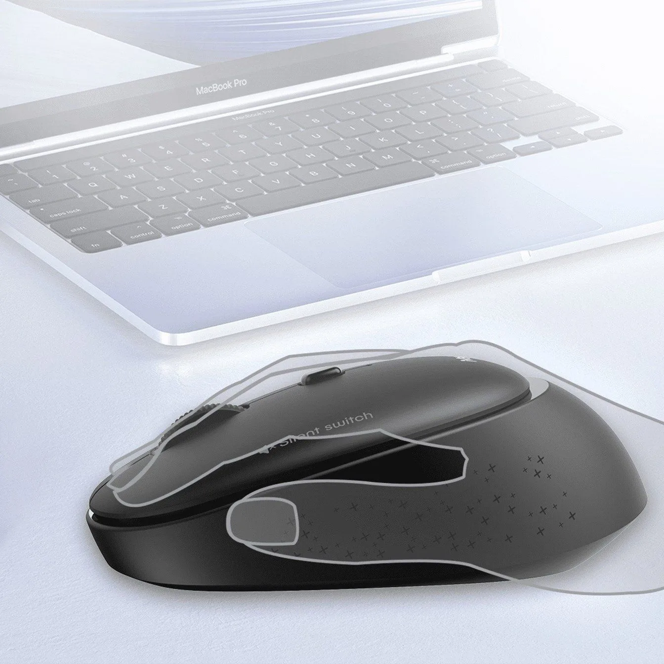 ماوس لاسلكي صامت Meetion R571