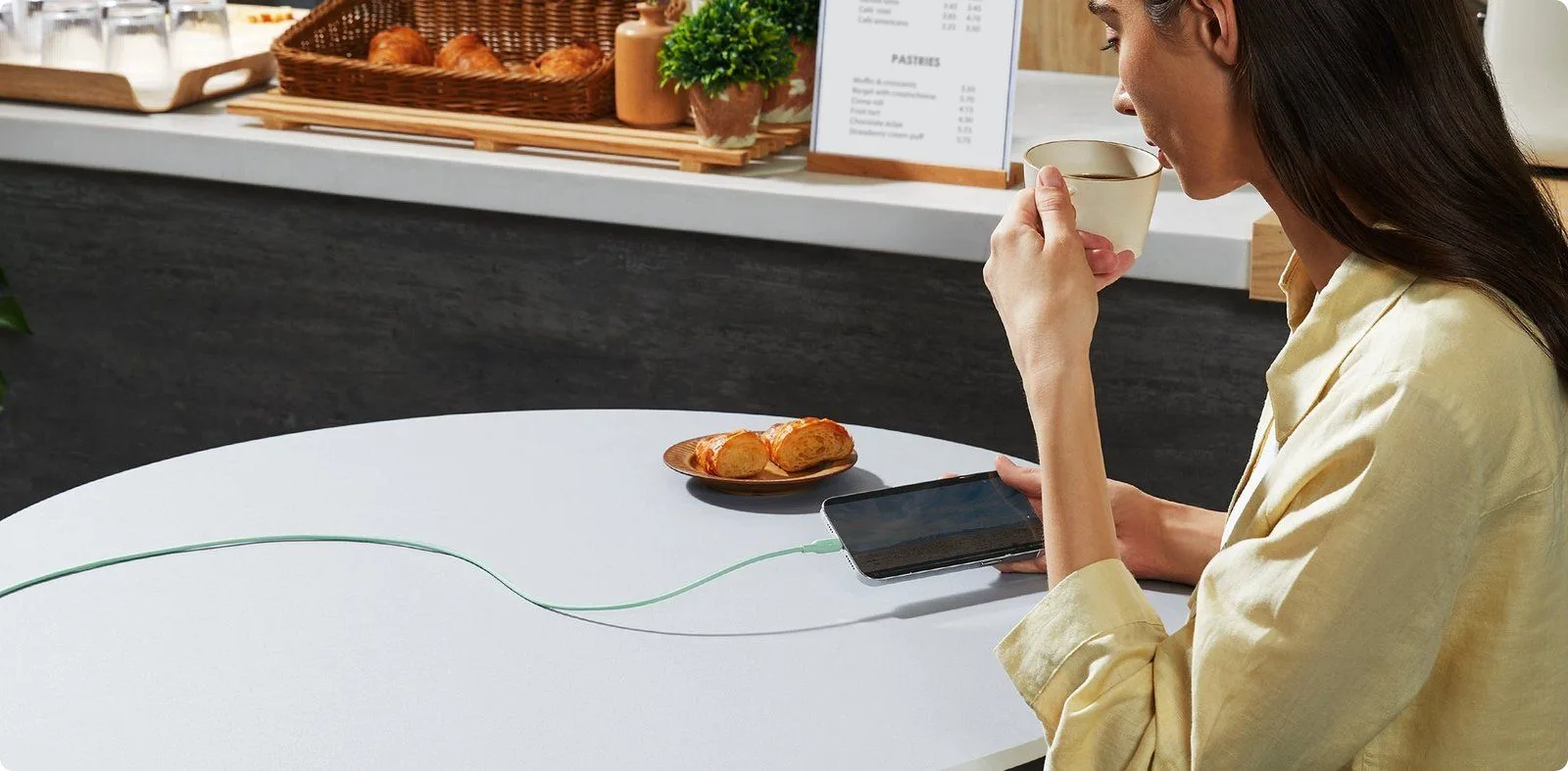 كابل Anker 542 من USB-C إلى Lightning من مواد حيوية - 0.9 متر
