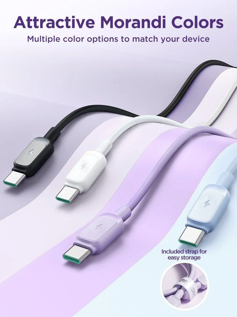 كابل Joyroom من USB-A إلى Type-C للشحن السريع ونقل البيانات - 3 أمبير