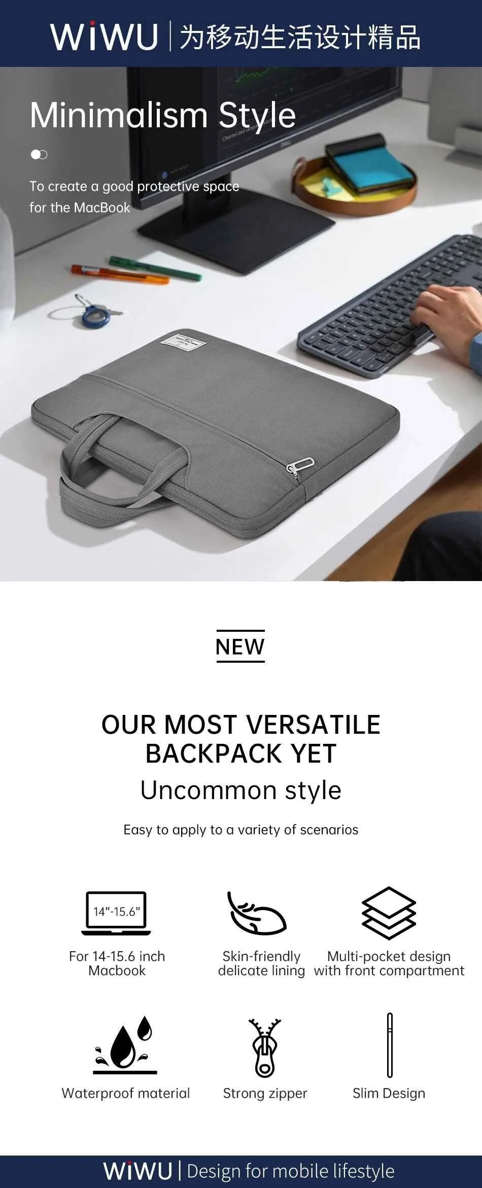 Wiwu ViVi Laptop Handbag