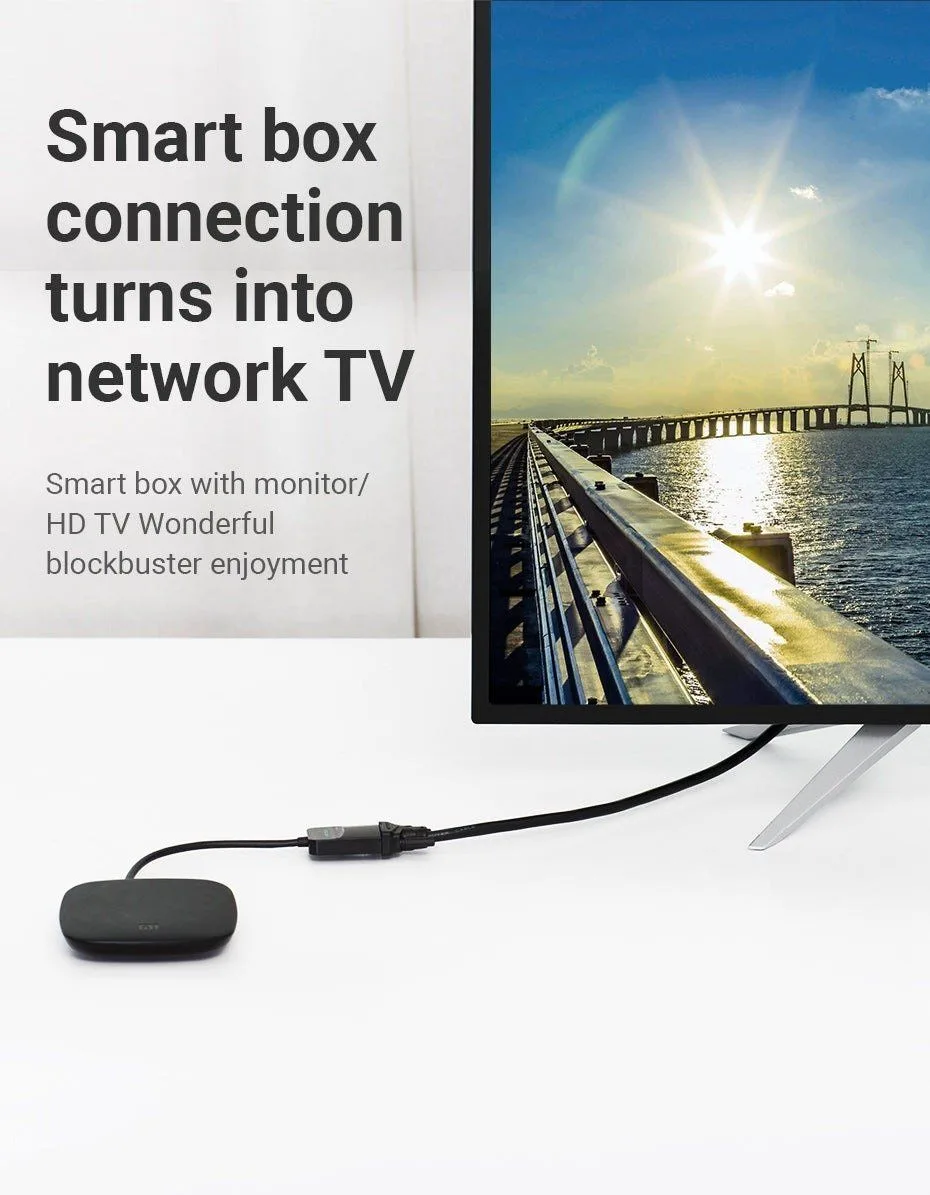 Vention HDMI to VGA Adapter 0.15M Black ABS Type - 42154