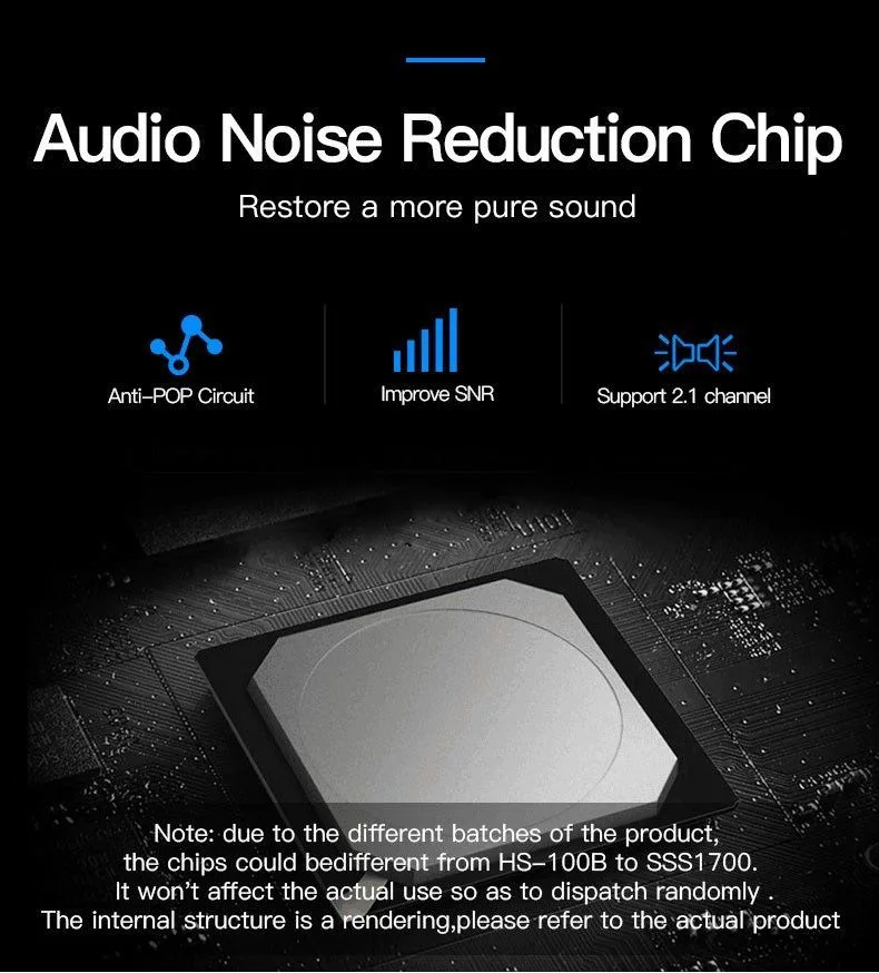 كرت صوت خارجي Vention بمنفذ USB - معدني أسود - VAB-S16-B