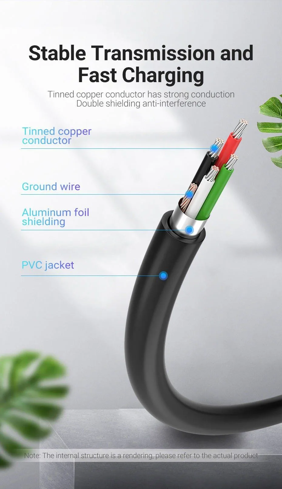 Vention USB-A 2.0 Male to Mini-B Male Cable PVC Type - COMBD
