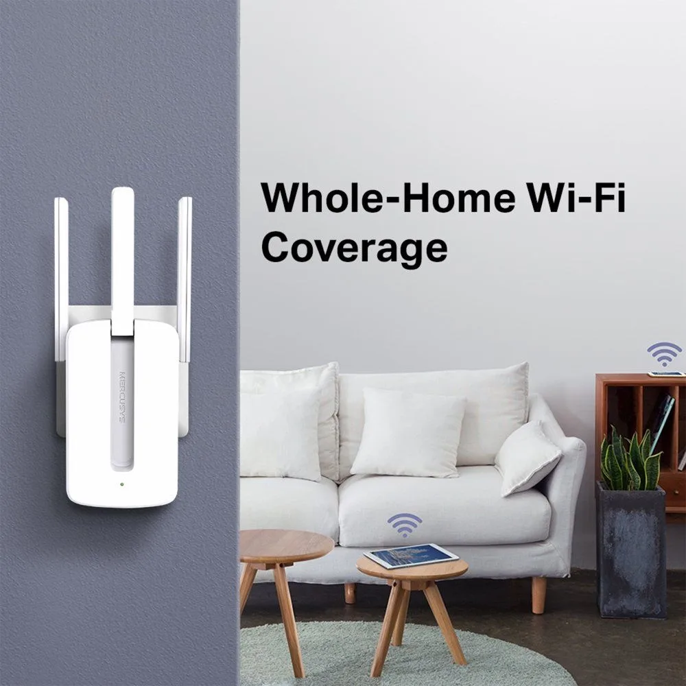 مقوي إشارة Wi-Fi من Mercusys MW300RE بسرعة 300 ميجابت/ث