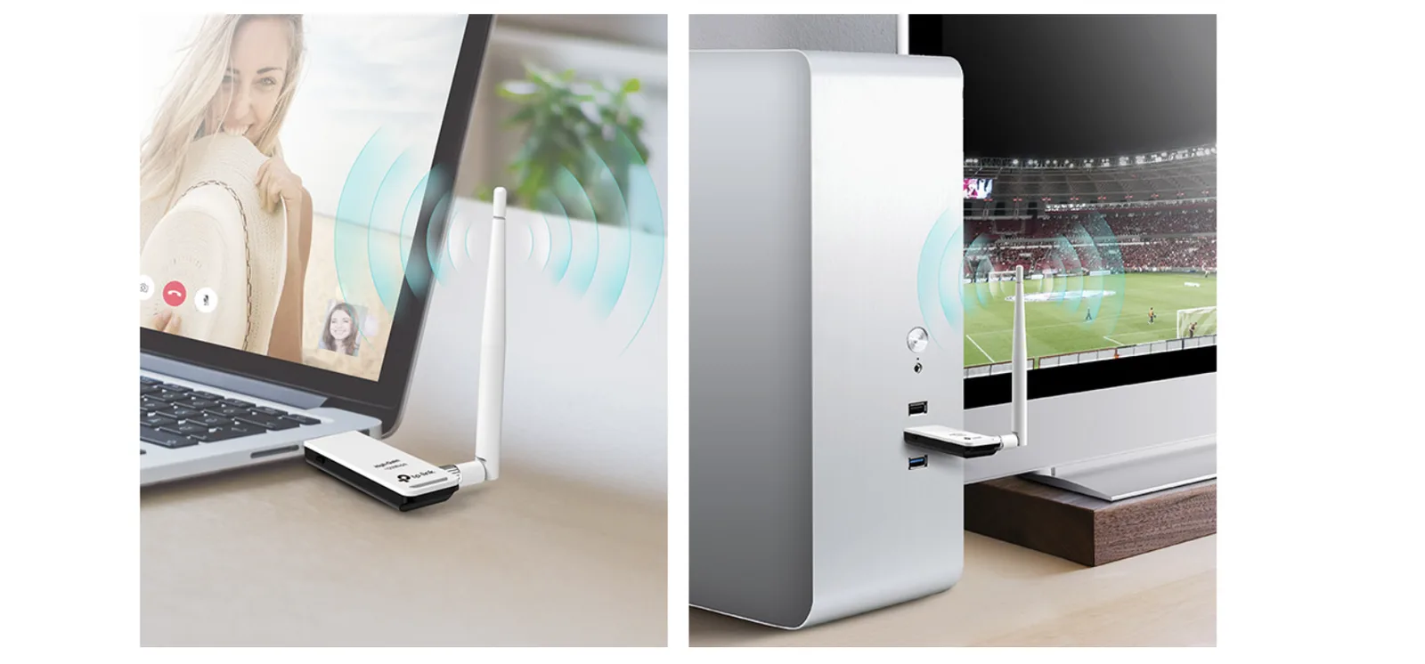 TP-Link 150Mbps High Gain Wireless USB Adapter - TL-WN722N