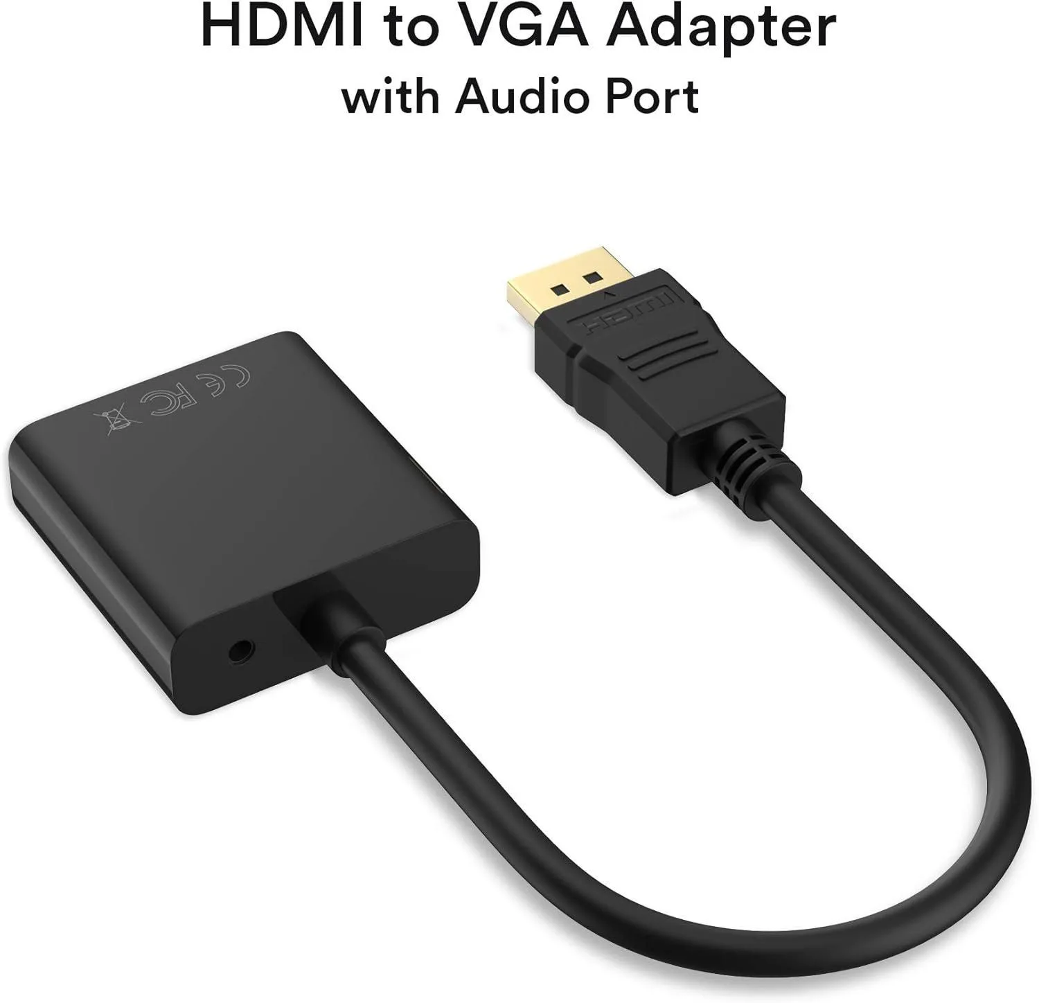 HDMI to VGA Adapter High Quality AYTC
