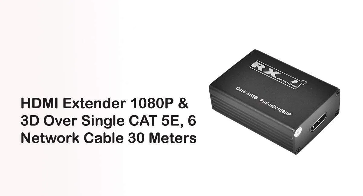 موسّع HDMI KVM عبر RJ45 لمسافة 30 متراً بجودة عالية - AYTC