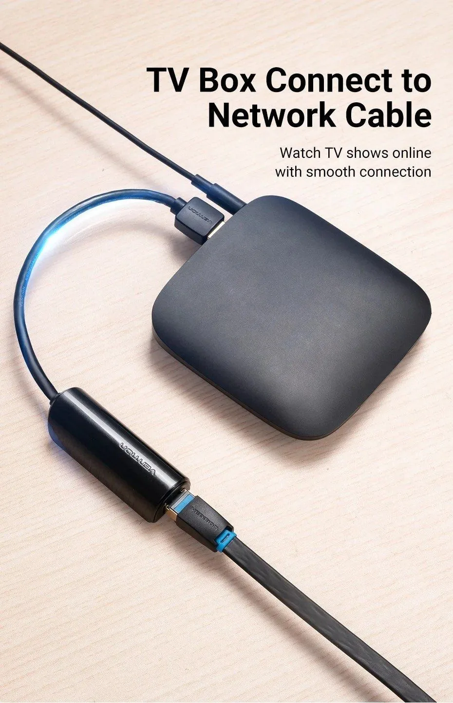محوّل إيثرنت جيجابت من Vention بمنفذ USB 3.0 - CEHBB