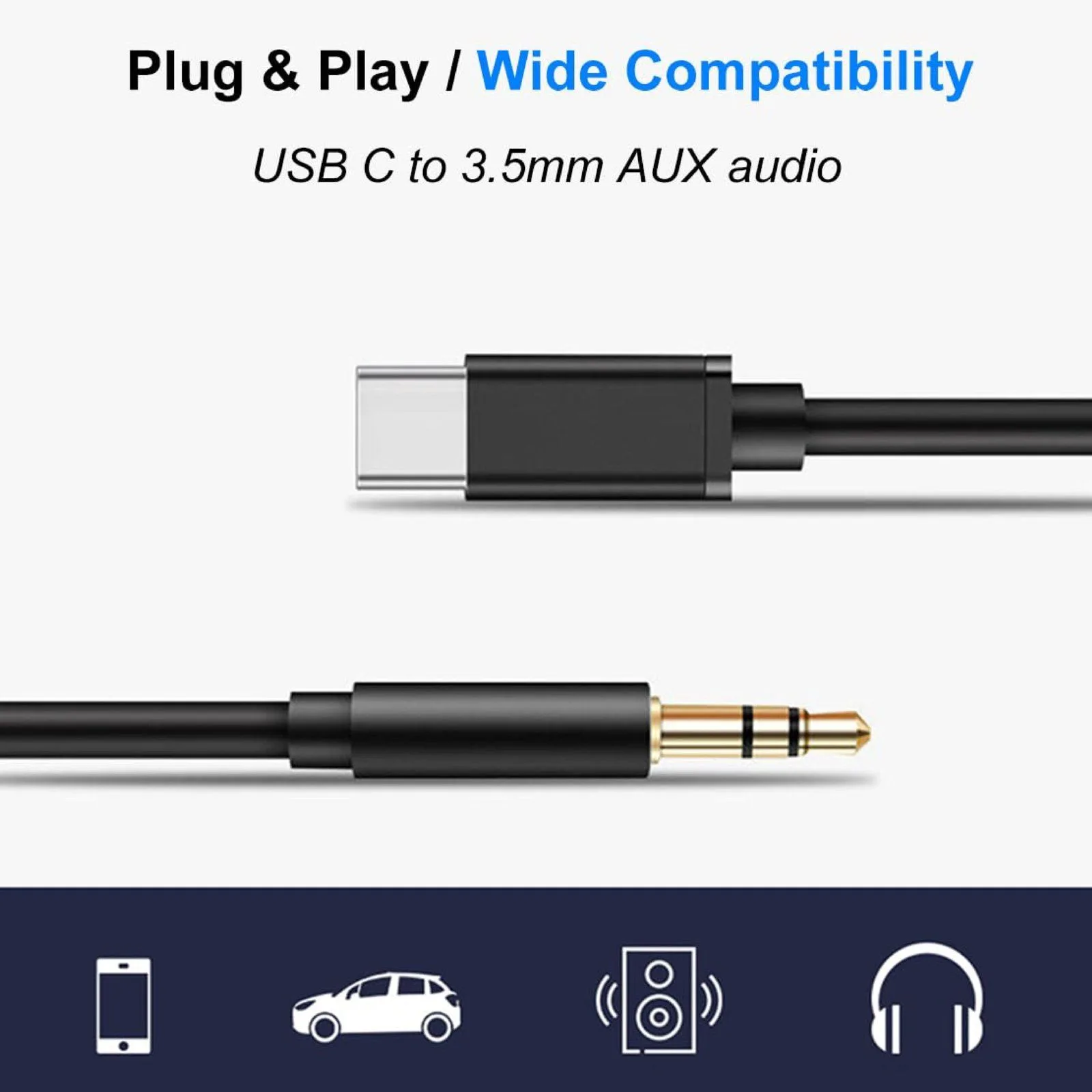 Type-C to 3.5mm Cable