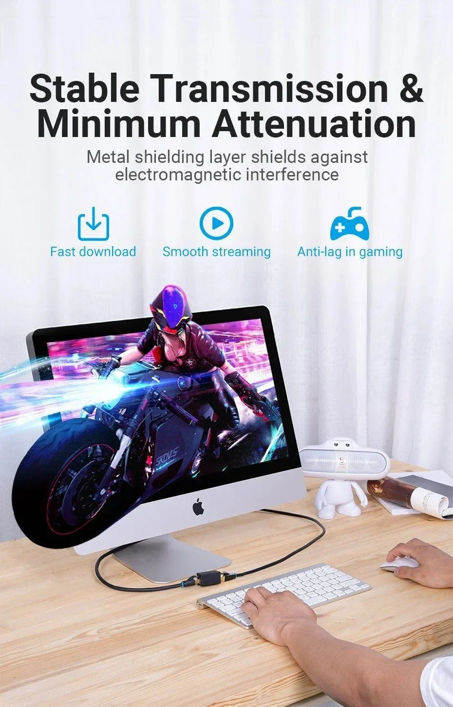 وصلة كابل شبكة مدرّعة من Vention - IPVB0