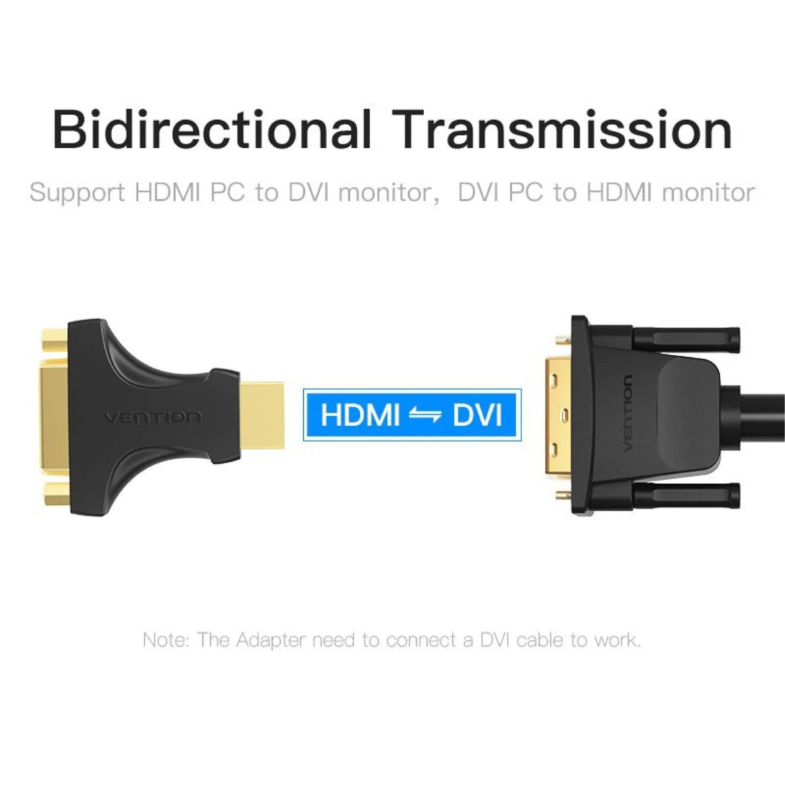 محوّل Vention من DVI إلى HDMI - AIKB0