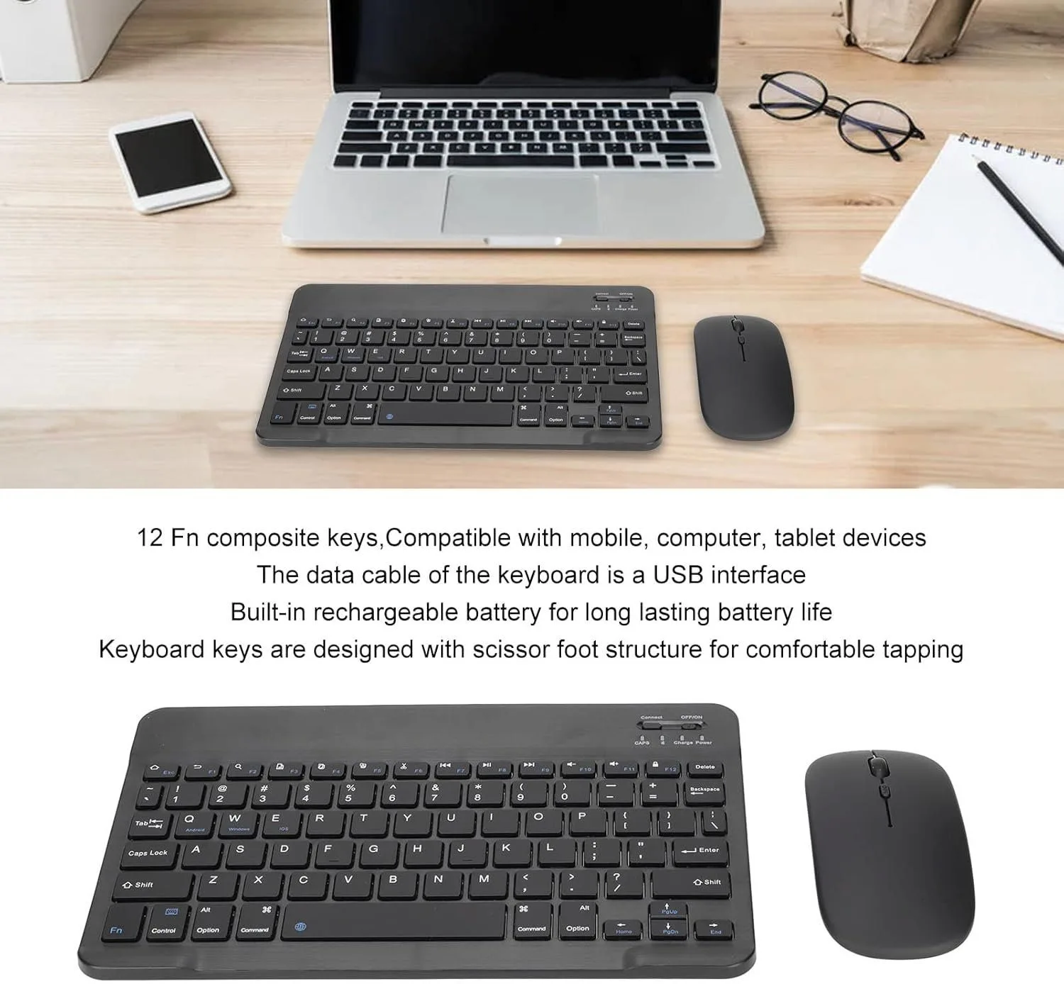 Wireless & Bluetooth Mini Combo