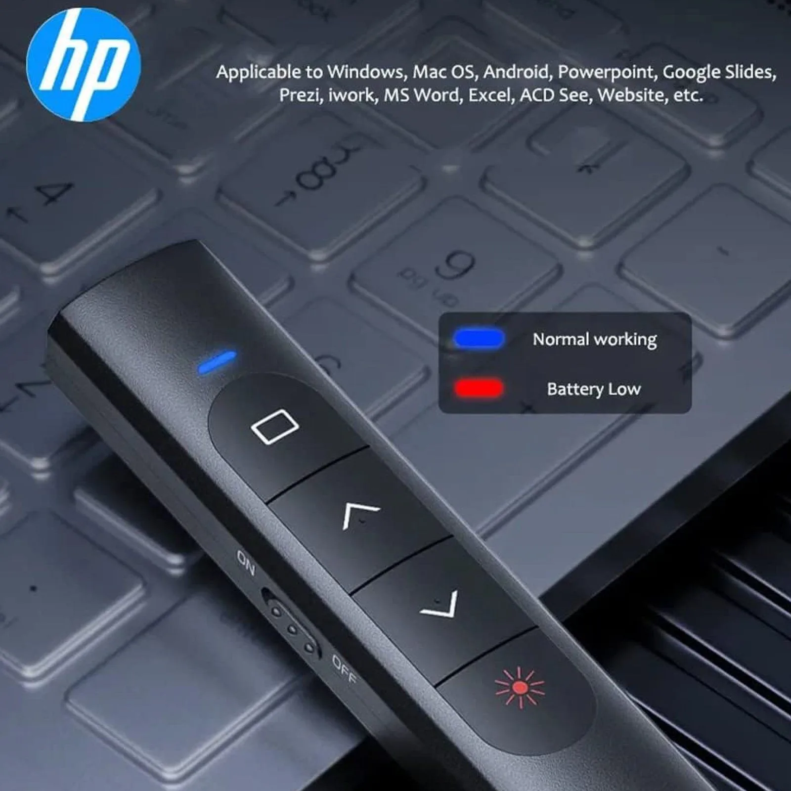 مؤشر عرض لاسلكي HP SS10