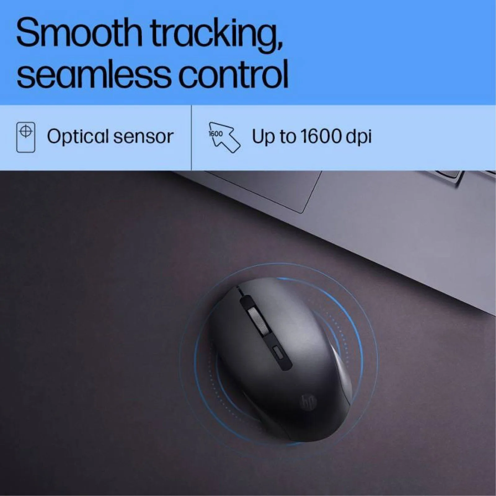 ماوس لاسلكي صامت HP S1000 Plus