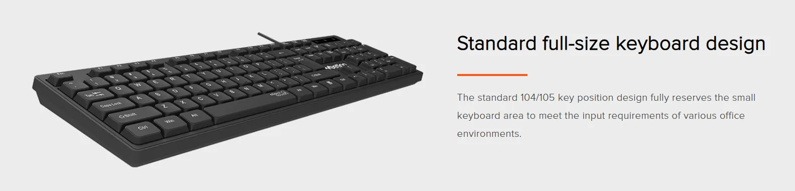 Meetion K300 Standard Corded Keyboard