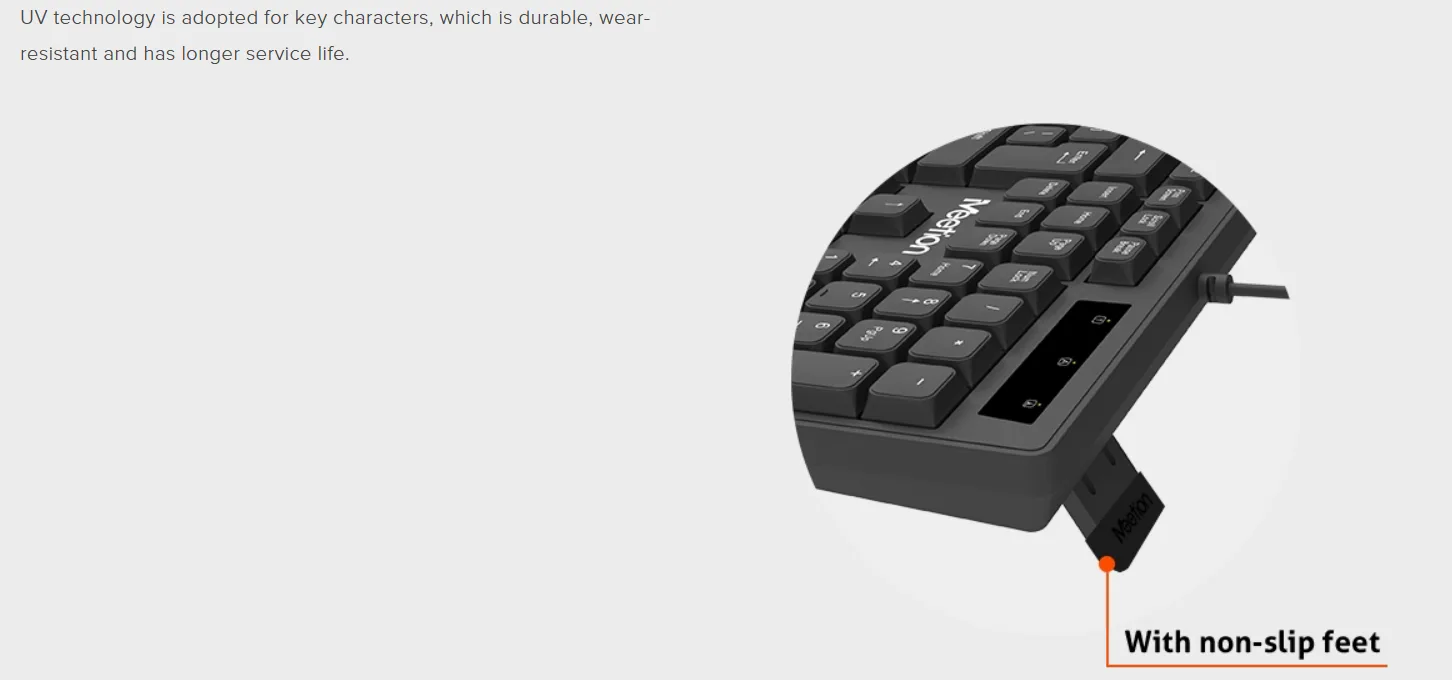 Meetion K300 Standard Corded Keyboard
