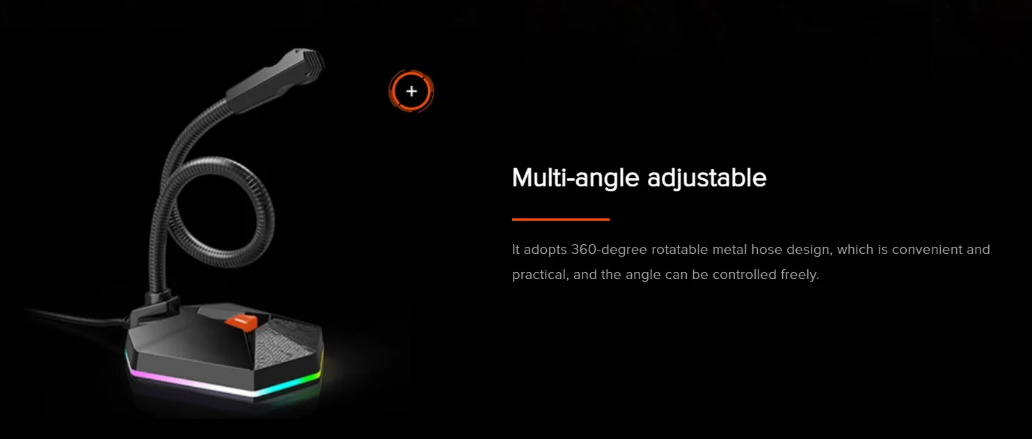 Meetion MC13 Gaming Microphone 360° Adjustable