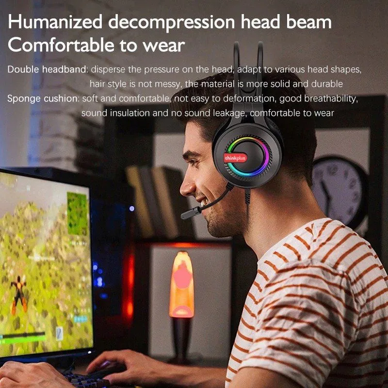 سماعة ألعاب سلكية Lenovo ThinkPlus G80-B