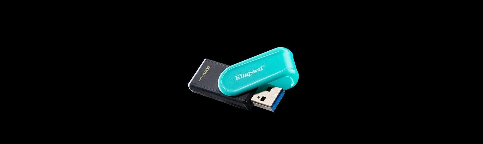 فلاشة Kingston DataTraveler Exodia S سعة 128GB بمنفذ USB-A 3.2 Gen 1