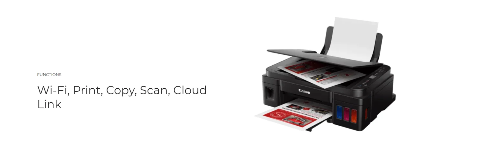 CANON PIXMA G3410 MegaTank Wireless BLACK & COLOR 3-in-1 Printer