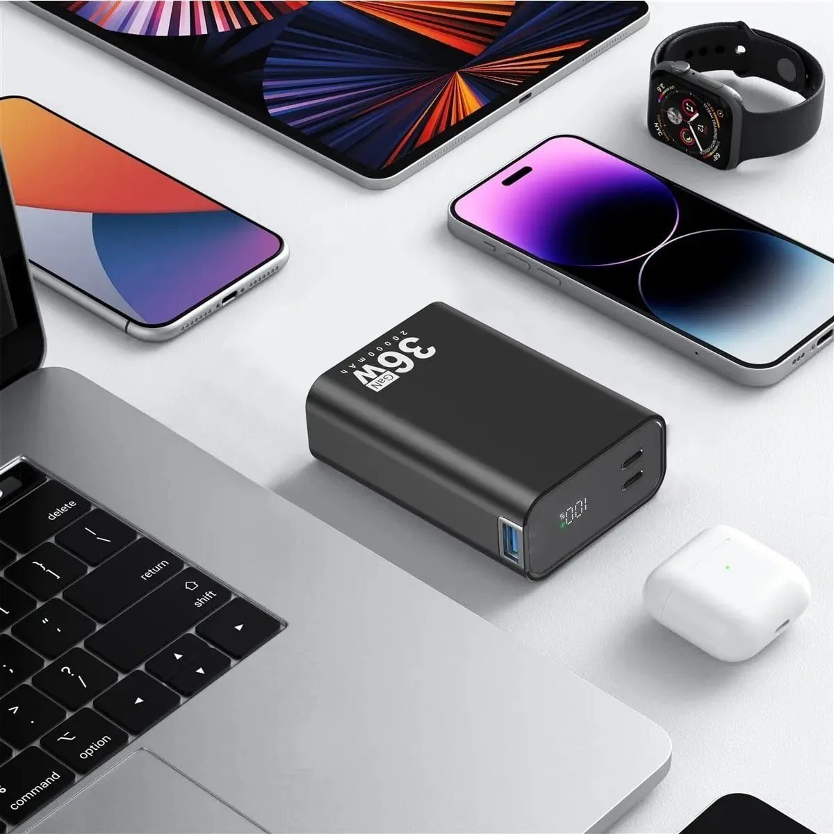 Lito LP02 20K 36W GaN Power Bank