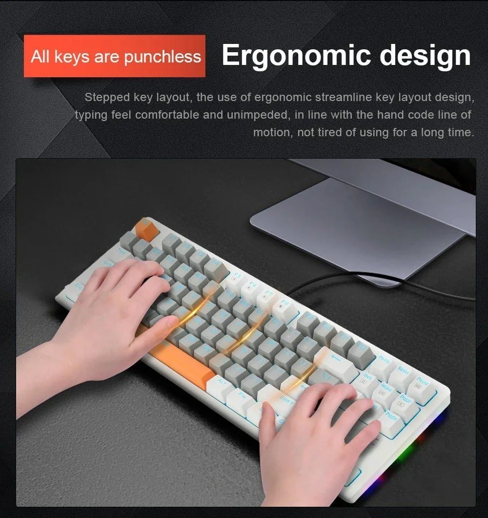 كيبورد ألعاب E-YOOSO K-620 - مفاتيح Blue Switch