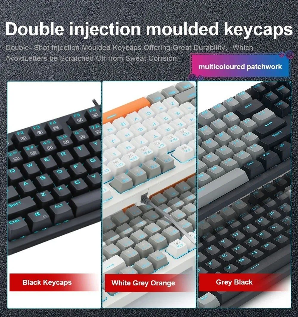 كيبورد ألعاب E-YOOSO K-620 - مفاتيح Blue Switch