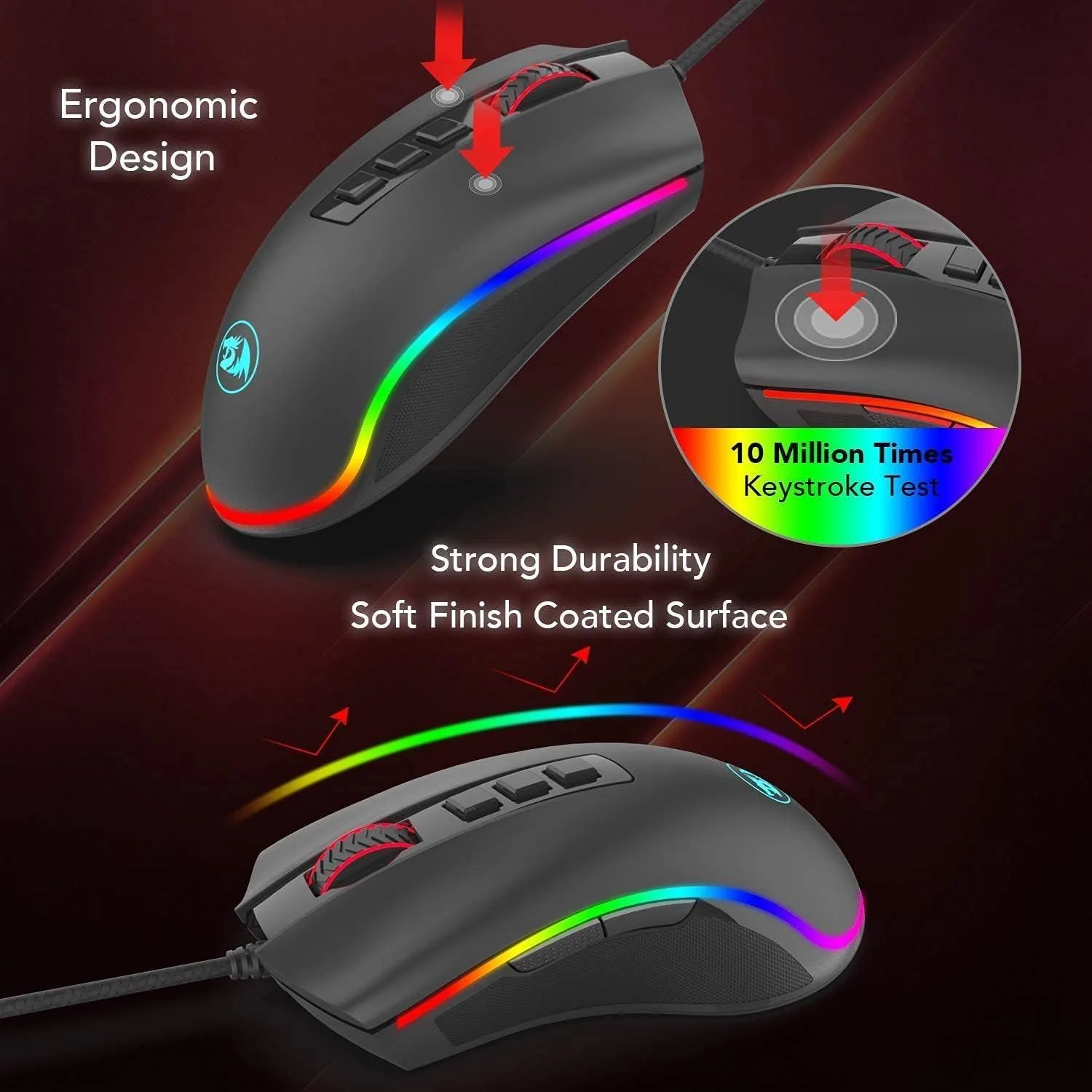 ماوس ألعاب Redragon Cobra M711-2