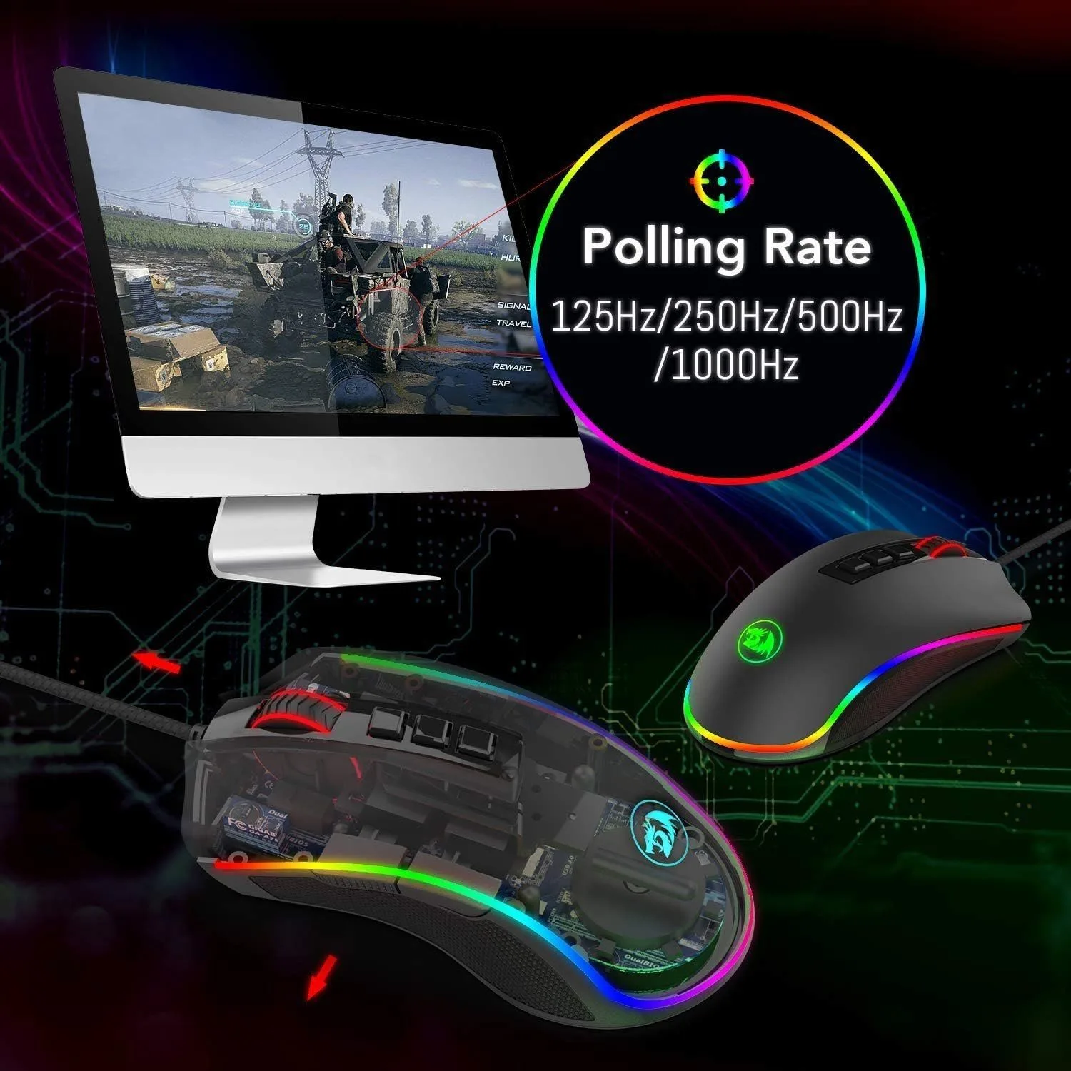 ماوس ألعاب Redragon Cobra M711-2